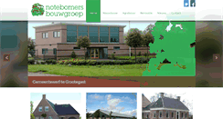 Desktop Screenshot of notebomersbouwgroep.nl